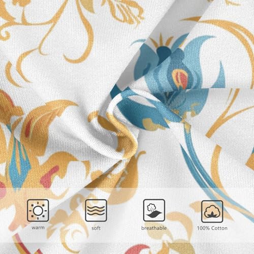 KLL Fleur De Lys Pattern Boys Toddler Cotton Briefs Underwear Breathable Children Panties3