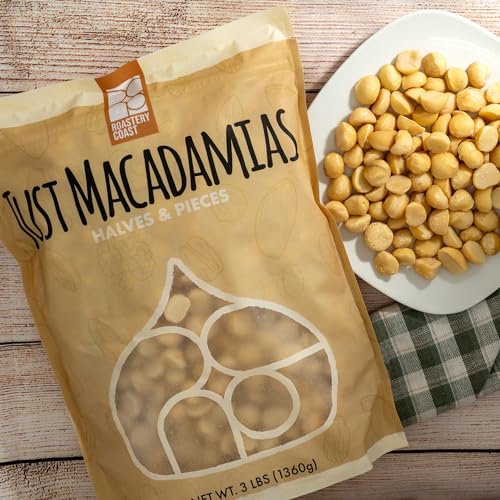 image for Roastery Coast - Daily Nuts | Just Raw Macadamia Nuts Unsalted | Bulk 