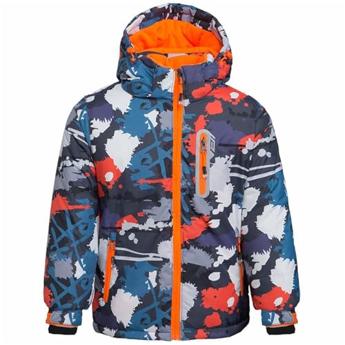 WOWULOVELY Boy's Ski Jacket Pants Windproof Snowsuit 2-Piece Set Snowboarding Outwear Ski Suit Unisex(Red+red,Size 6) - Thumbnail 6