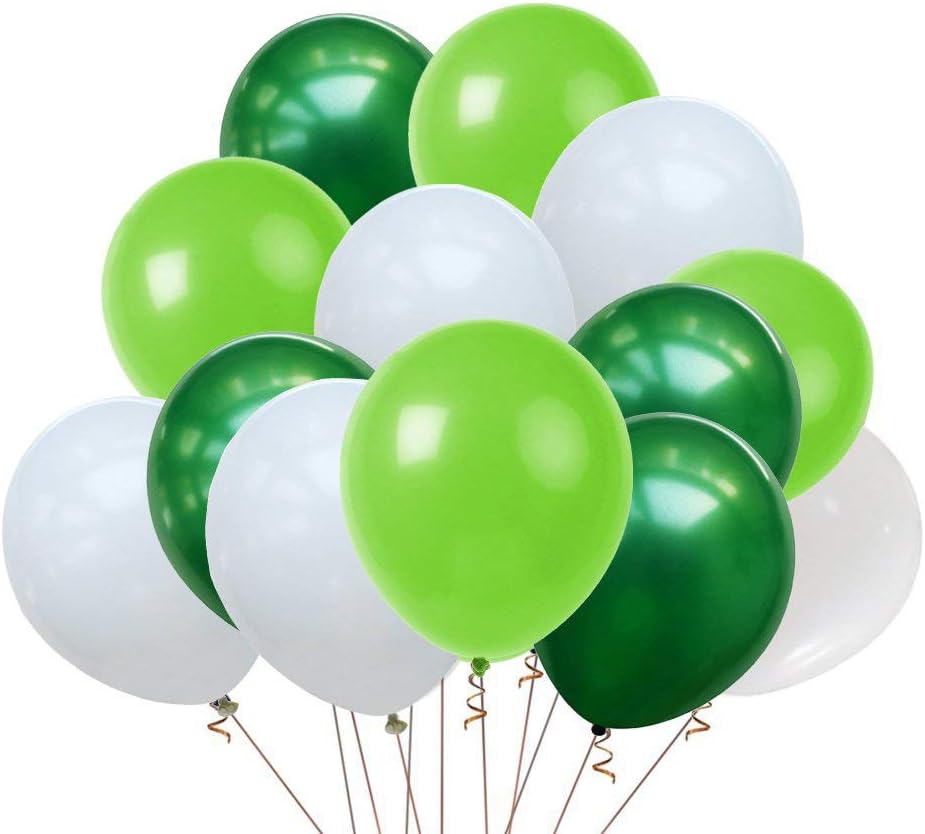 Dinosaur Party Balloons,100 Pcs 12 inch 3.2g Latex Balloons for Baby Shower,Dino Jungle Jurassic Birthday Party Decorations,1st Bday Party Supplies,Tree Birthday Wedding Party Spring Decorations