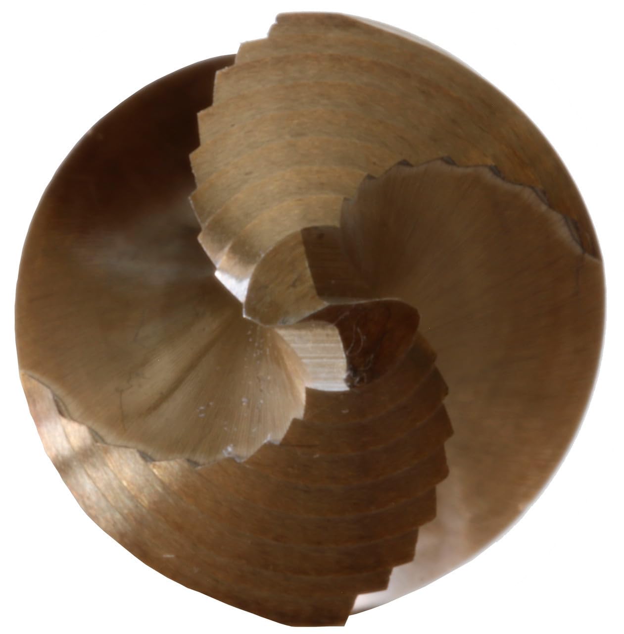 Drill America Broca escalonada de cobalto de 1 pulgada con vástago plano reducido de 1/2 pulgada, acabado de óxido de oro para taladrar acrílico, acero, metales duros, serie GSC