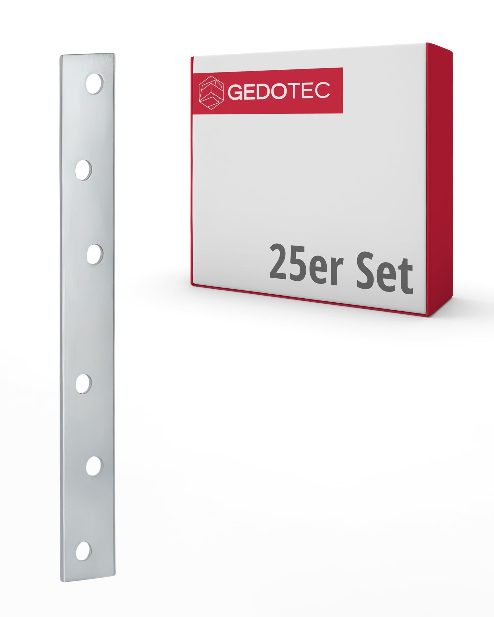 Connettore Per Mobili Gedotec - Piastra In Acciaio Zincato | Altezza 9mm Per Fai-da-Te - Foto 5