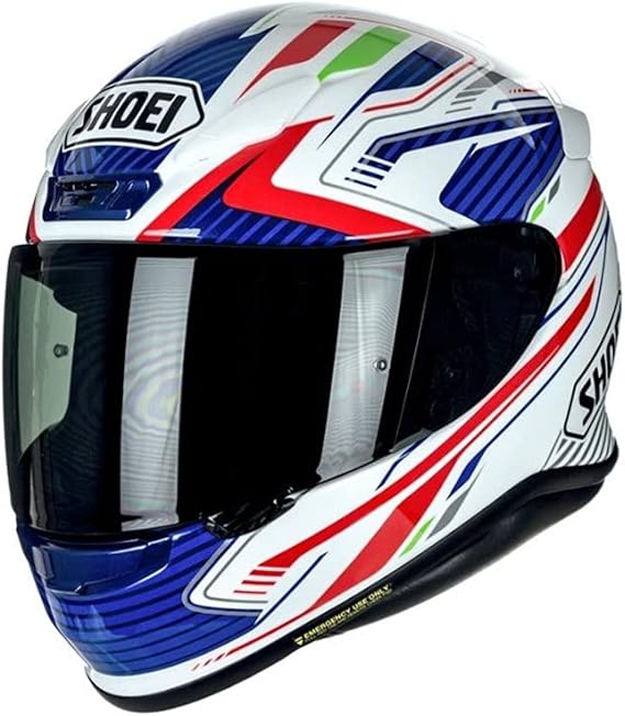 Shoei NXR Stab Motorcycle Helmet XS Red White Blue (TC-2)