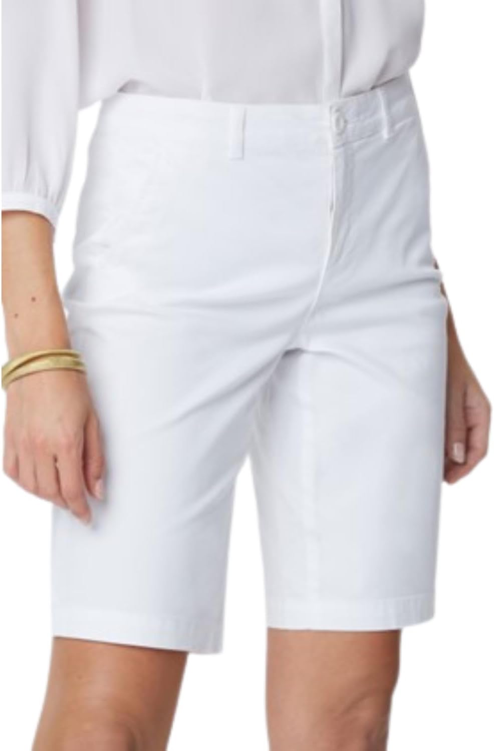 NYDJ Womens Bermuda Twill Shorts | Warm Weather Style & Slimming Fit - Image 4