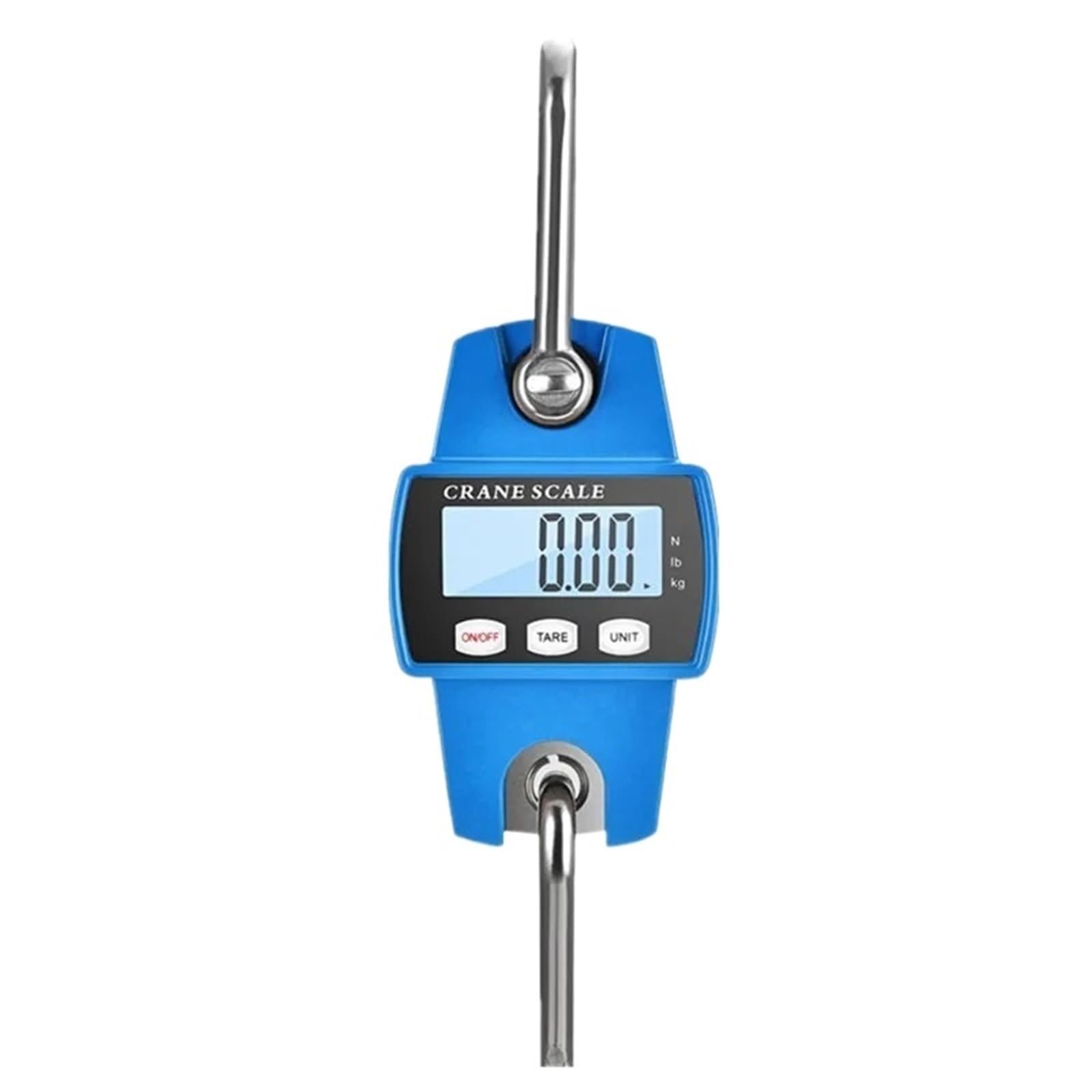 Digital Crane Scale, Stainless Steel Crane Scale Digital Weight 300KG Heavy Duty Hanging Hook Scales Digital(Blu)