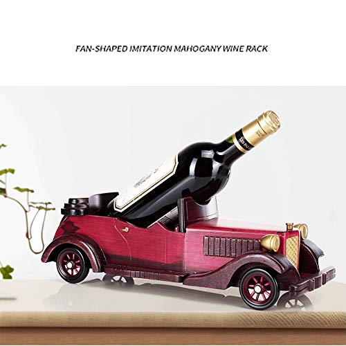 Soporte de vino simple para 1 botella - rojo miniatura 2