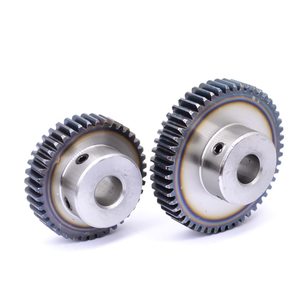 Bearings Replacement 1.5 M Mod Spur Gear 24/25/30/35/40/50/60/65/70/80T Teeth Pinion Gears Motor Transmission Accessories 45# Steel Tooth(35 Teeth,16mm)