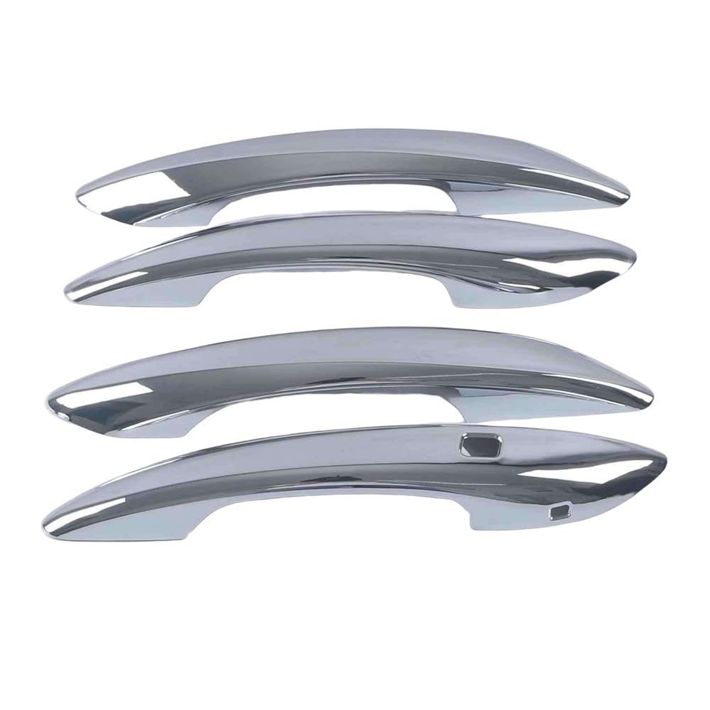 Mlhoghigd Silver 1 Button Door Handle For Elantra Cn7 For Avante For I30 2021 2022 2023 Car Door Handle Cover Trim Sticker Accessories
