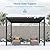 SANLUCE Patio Louvered Pergola, 10x10 Ft Outdoor Metal Pergolas with Adjustable Roof and Integrated Drainage System, Easy Assembly Outdoor Pergola for Patio, Garden, Deck, Backyard(Grey)