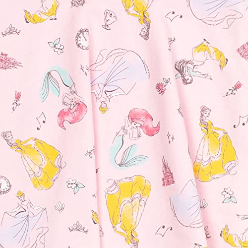 Disney Princess Mulan Belle Cinderella Ariel Toddler Girls Dress Scrunchy Set Pink 4T #TOP2