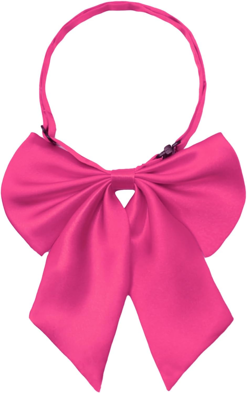 Bow Tie for Women Pre-Tied Adjustable Ladies Bowtie Solid Color Female Womens Bow Tie for Party Office Prom