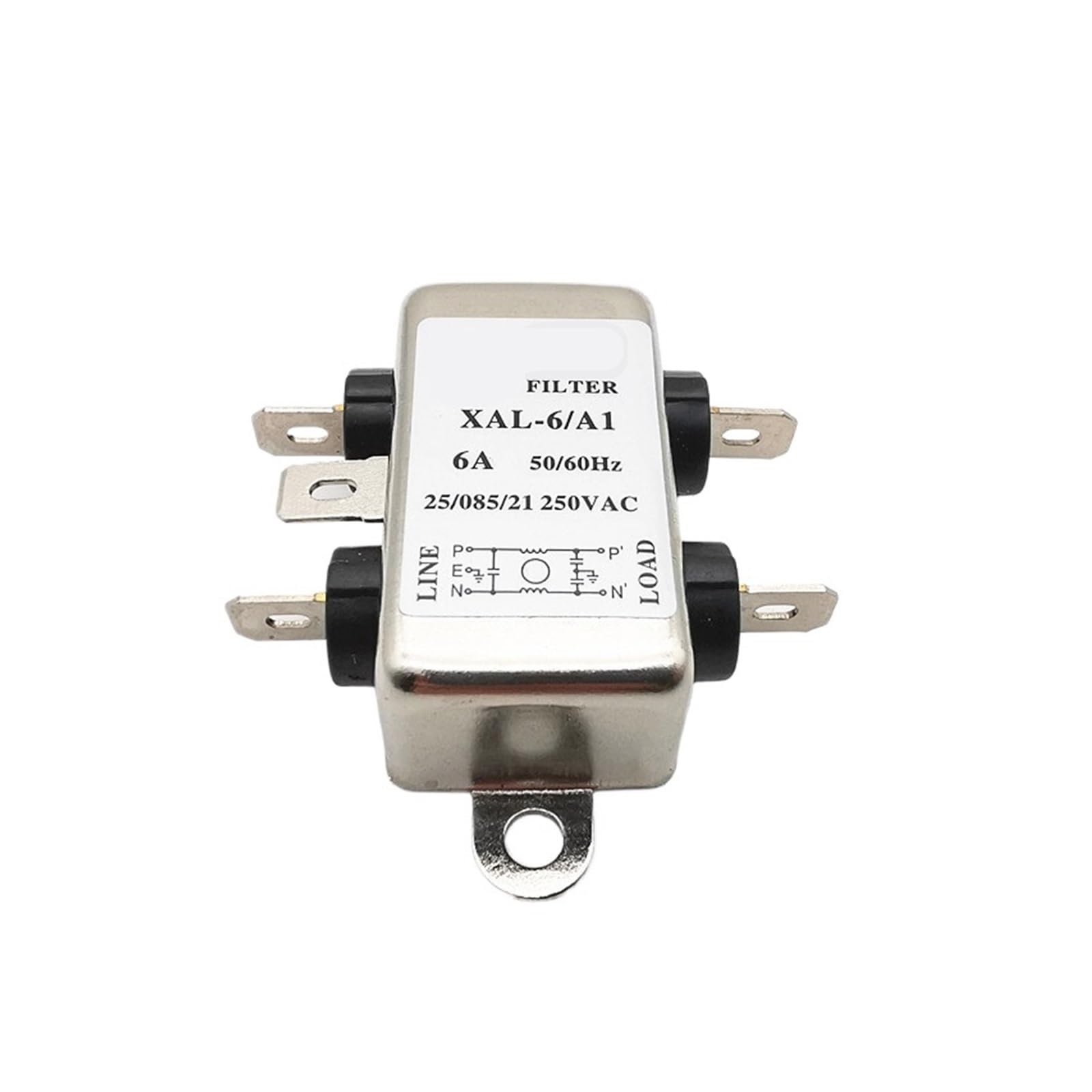 ETPBRIMSF Anti-interference power filter XAL-10-A1 10A 6A 3A purifier(XAL-6-A1 6A)