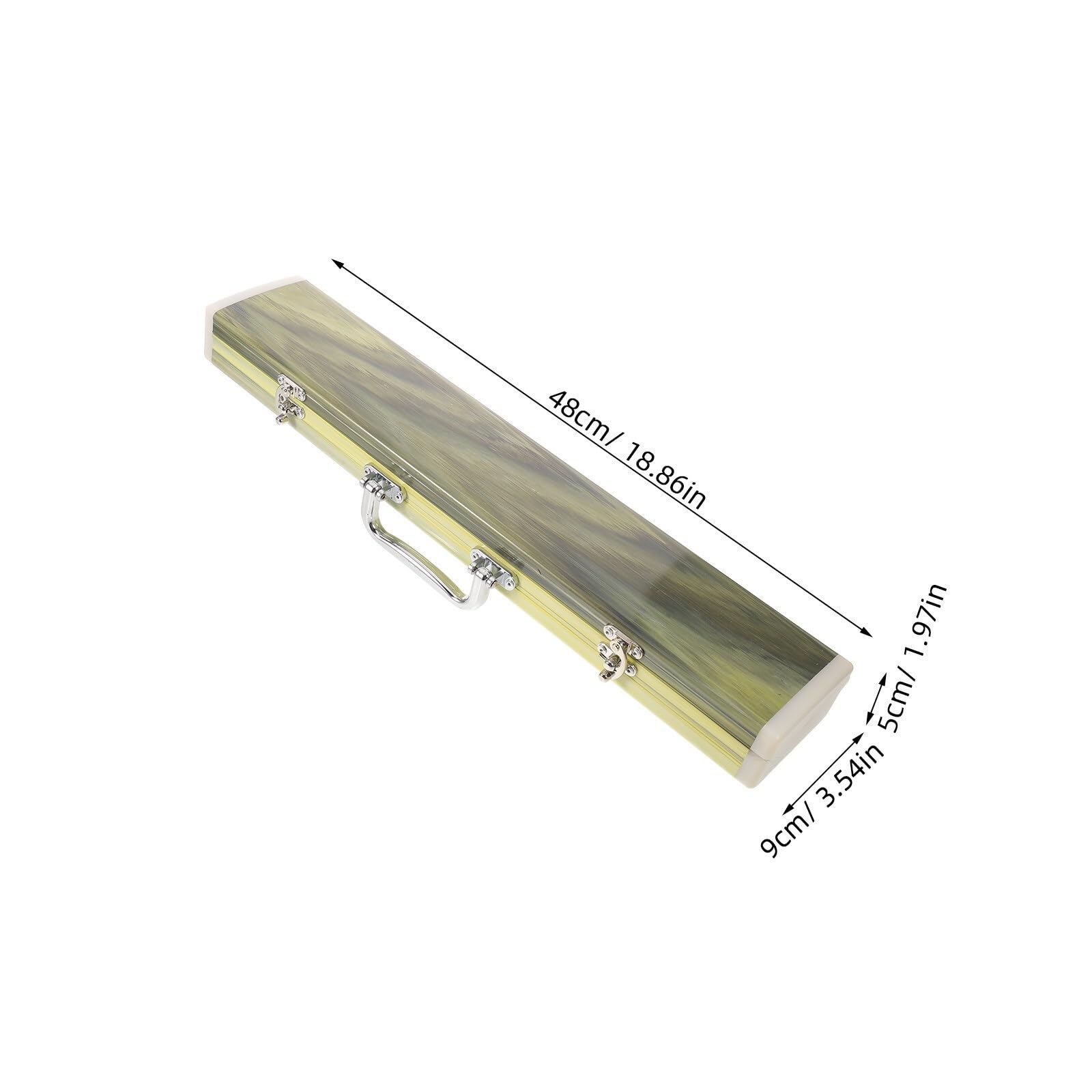 Custodia Per Flauto Traverso Custodia for Flauto, Guscio Rigido Con Manico | For flauti con accordatura in Do, Re, Mi, porta strumenti a 2 scomparti for aula e concerti