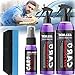 Produktbild DFBIU 3 In 1 High Protection Quick Car Coating Spray,Spray Wax for Car Detailing,Shine Armor Graphene Ceramic Spray,for Cars, Motorcycles Etc (30ml+100ml+250ml+Sponge)