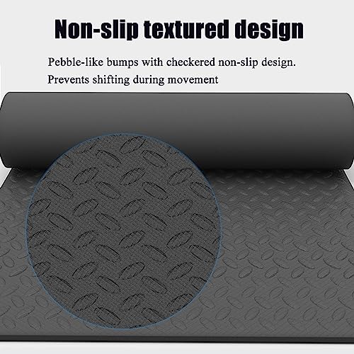 Alfombrilla protectora de suelo gruesa y resistente, impermeable, para bicicleta estática, cinta de correr, elíptica