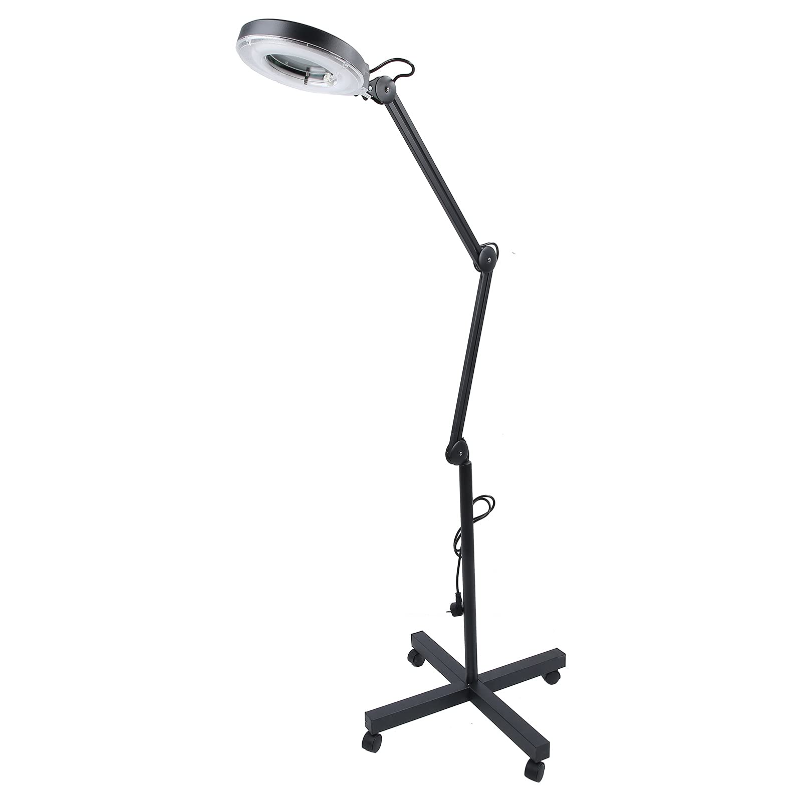 Aioneer Stand Beauty Cosmetic Makeup Lamp 16X Magnifying Lighted Magnifier Light Floor Led Light Reading Lamp