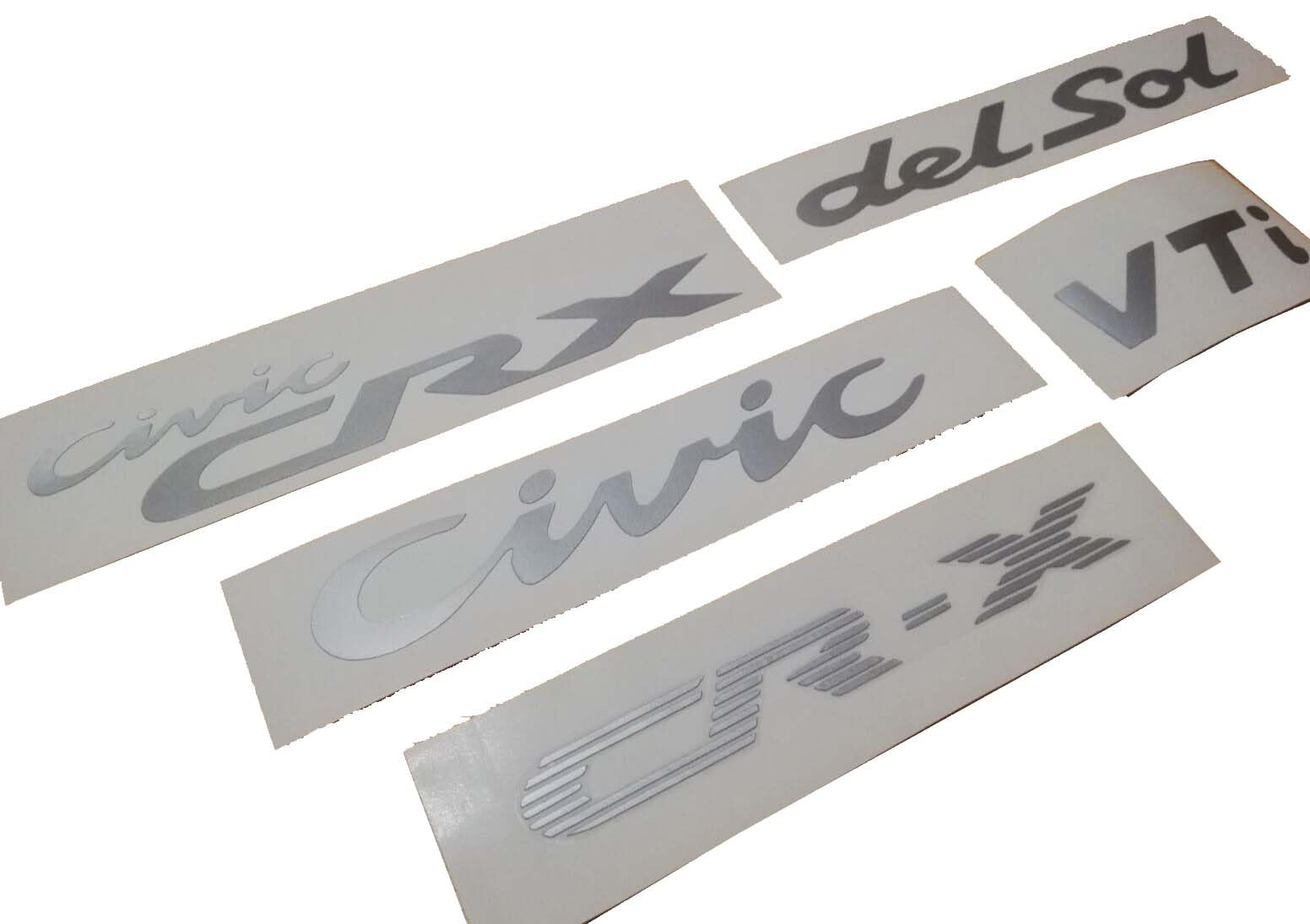 Amazon.com - Civic CRX Delsol VTi - Stickers Decal Kit - Fits Del