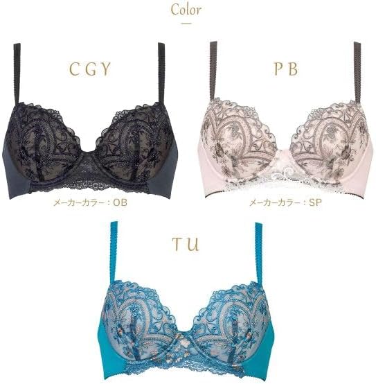 ウイング レシアージュ ブラジャー 3/4カップ DEF サイドすっきり Wing Lesiage 6000G(IV-アイボリー、E