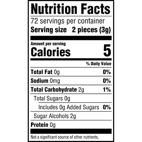 ECLIPSE Winter Frost Sugar-Free Chewing Gum - 8 Packs, 18-Count Each Gum Packs