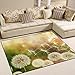 Produktbild Use7 Schöner Teppich mit Löwenzahn-Blume, für Wohnzimmer und Schlafzimmer, 160 cm x 122 cm