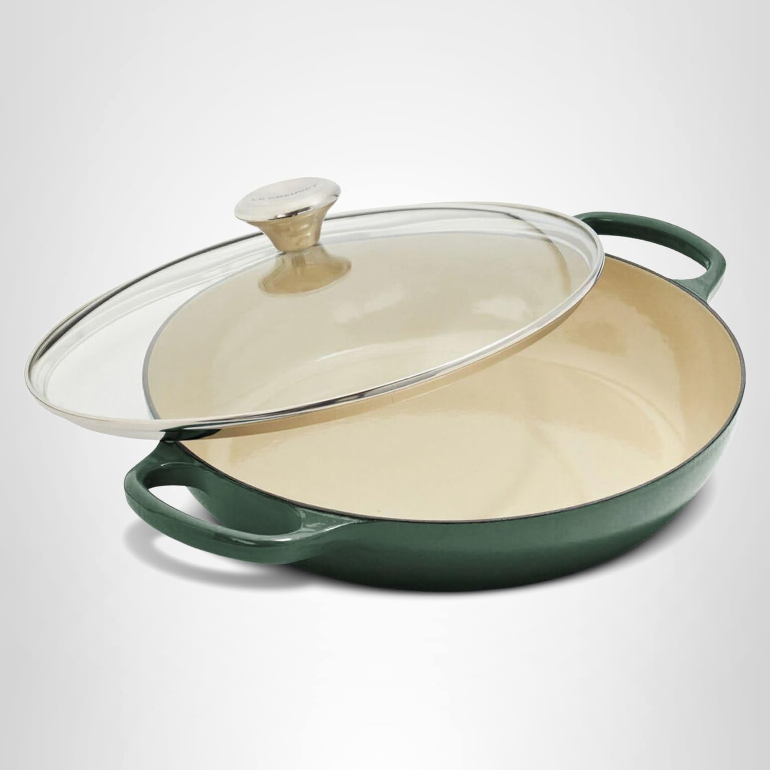Amazon.com: Le Creuset Buffet Casserole with Glass Lid, 3.5 qt