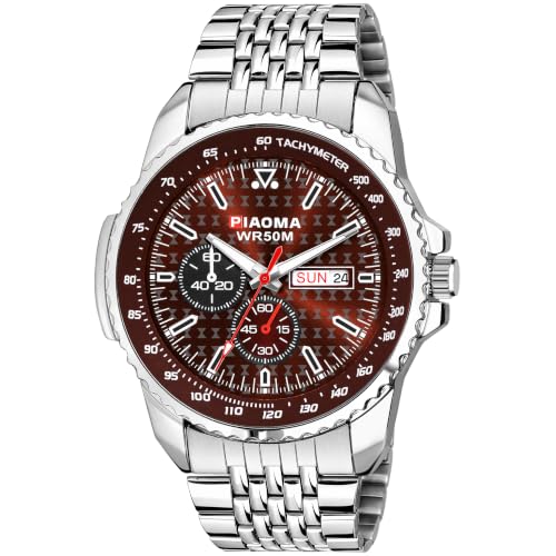 Image of from Espoir Ring Brown Tachymeter Ring Tachymeter Fresh New Styles Brown Dial Analog Watch, Water Resistant, Day and Date Display