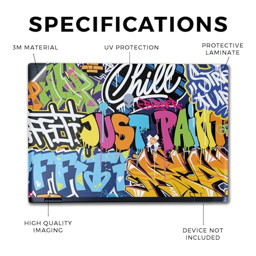 Image of Laptop Skin Compatible with Alienware M16 R2 (2024) - Just Paint - Premium 3M Vinyl Protective Wrap Decal Cover - Easy to Apply | Crafted in The USA by MightySkins