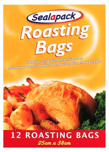 Sealapack 72 xturkey Pollo Carne Asada Bolsas Bolsas Horno de cocción de 25 x 38cm
