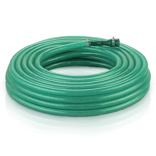 The Earth Store 30 Meter 0.5 Inch PVC Green Water Pipe for Garden with Hose Pipe Nozzle & 2 Clamps for Outdoor-Indoor Use Car Washing, Cleaning, Watering Garden Pipe (B0CP2BRXZP) Amazon Price History, Amazon Price Tracker
