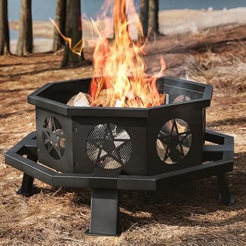 SUNOUTLY 35" Outdoor Fire Pit Cover
