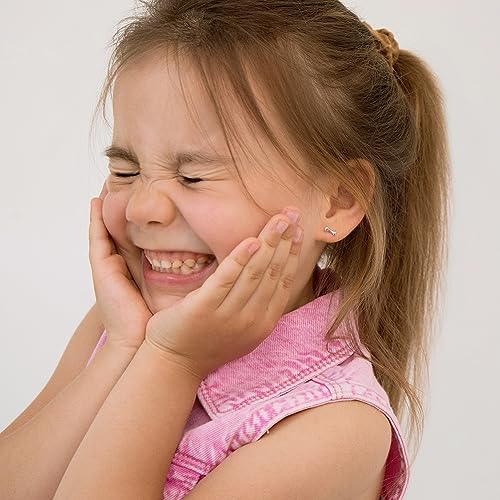 925 Sterling Silver Dainty Polished Dog & Bone Screw Back Earrings for Toddlers & Little Girls - Adorable Dog Shaped for Everyday Wear - Special Man Best Friends2