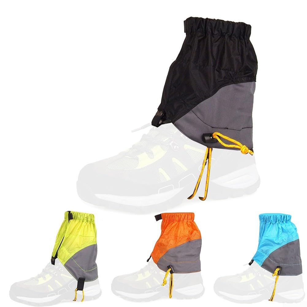 Guêtres de randonnée imperméables homme femme 20D silicone boucle camping escalade trekking ski