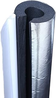 Water Pipe Insulation Cover For Outdoors 22mm-120mm, Self-adhesive Aluminum Foil Insulation Sheath, Flame-retardant Waterproof, 20mm/30mm Thick Thermal Insulation Rubber Cotton Tube ( Color : Thicknes