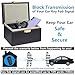 TICONN Faraday Box, Car Key Fob Protector, PU Leather Signal Blocker for Keyless Fob, RFID Signal Blocking Pouch Cage