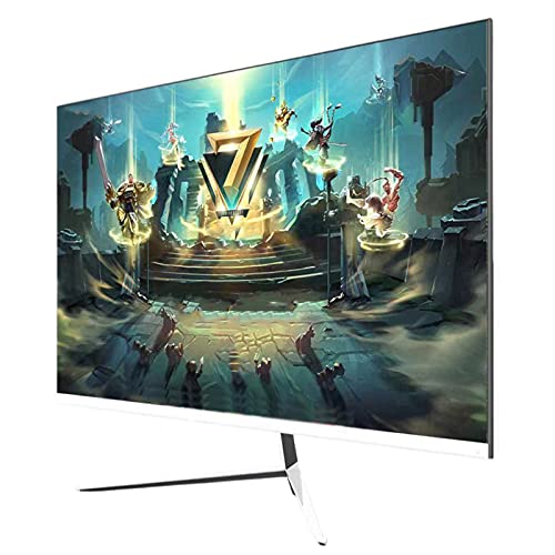 External Monitor 32-inch Full Hd Led Gaming Games Wide Monitor Borderless Low Blue Light Eye Protection and Non-Flicker Computer Monitor with Hdmi+dp+USB+Audio