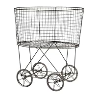 Algopix Similar Product 15 - Creative Coop Vintage Metal Laundry
