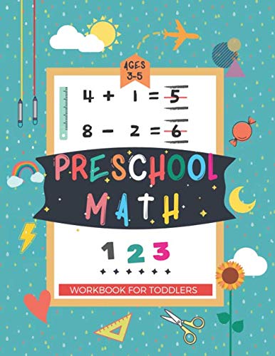 Buy Preschool Math Workbook for Toddlers Ages 3-5: Activity Books For ...