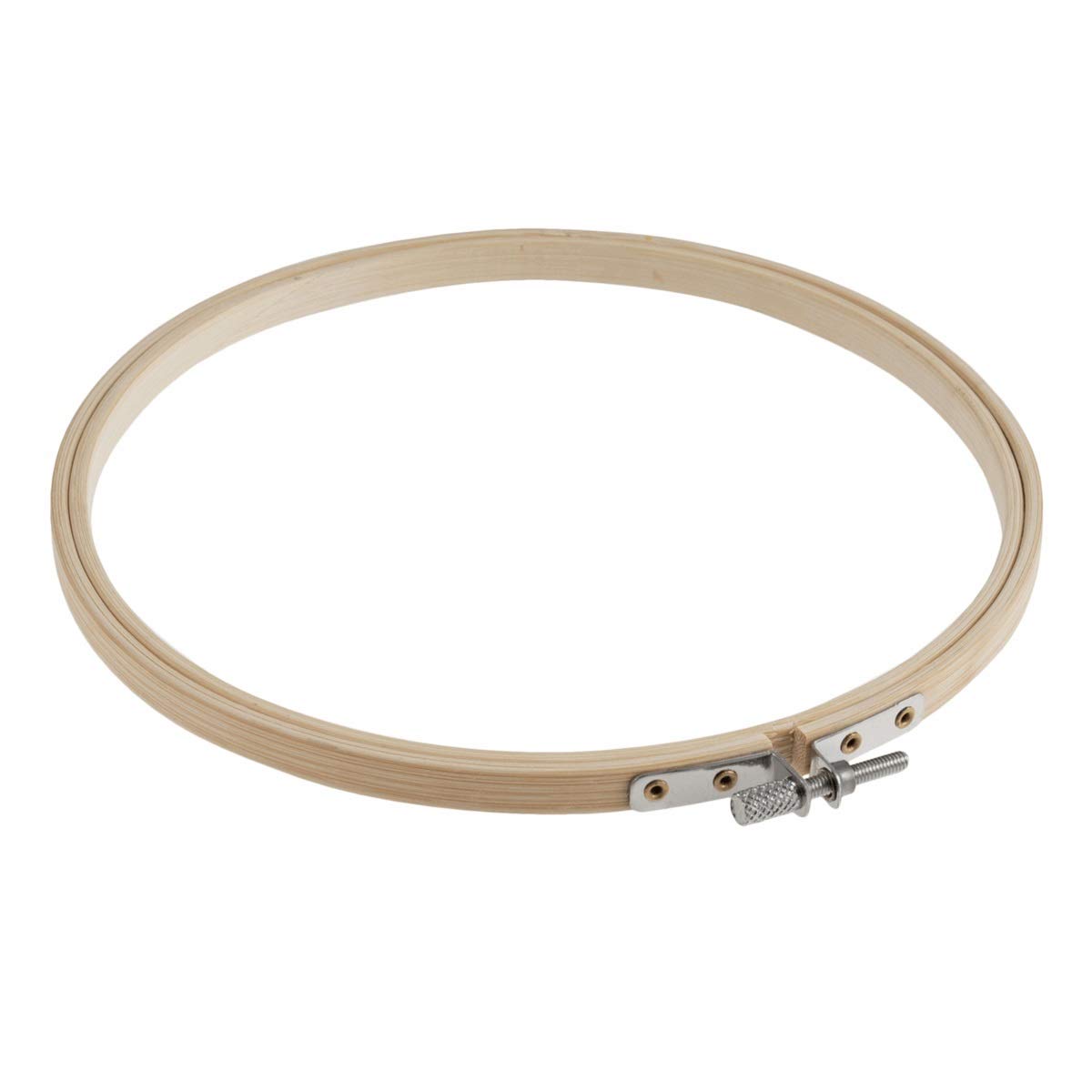 Bamboo Embroidery Hoop - Cross Stitch Sewing Flower Ring - Size Choice 4" - 14" (7" (18cm))