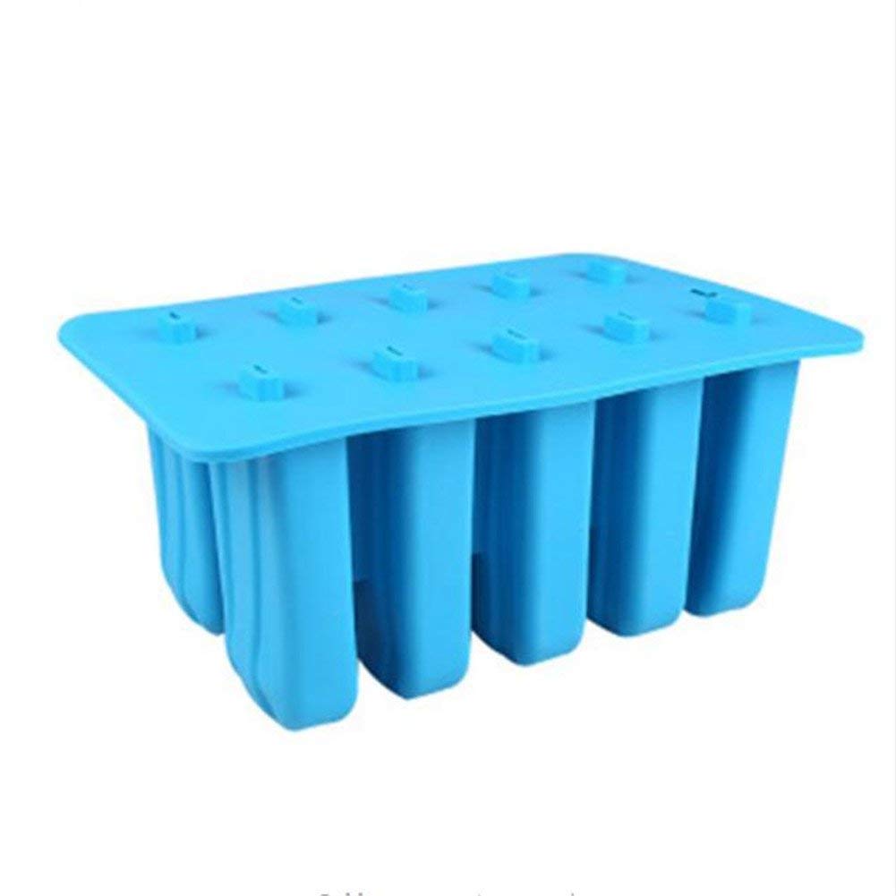 Valink 1 Set Plastique Glace Sucette Moules, 8 Cellules à L'Eau Fabricants, Gelé Crème Moule, Pop Fabriquant, à Fabriquant Moule Plateau Poêle Outil