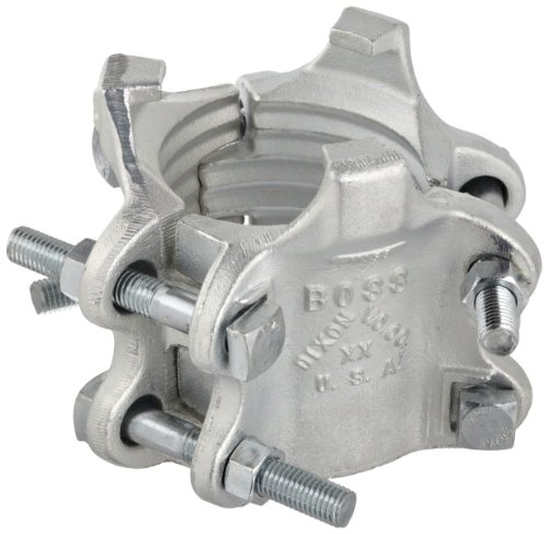 Image of Dixon B45 Plated Iron Boss Clamp, 4 inch Hose ID, 4-40 /64 inch - 5 inch Hose OD
