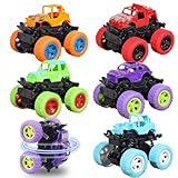 AOKUN 5pzs Juguete Monster Truck para Niños y Niñas,Carros Monster con Ruedas Gigantes,Coche de Juguete de Empuje y...