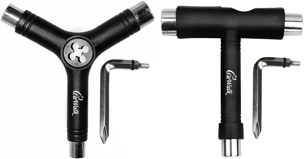 Catwalk Skate Tool Set of 2,All-in-One Multifunctional Portable T-Tool&Y-Tool for Skateboard