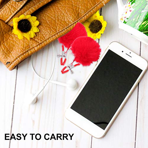 ARTIBETTER Grampos de Mamilo Com Penas Grampos de Peito Grampos de Mamilo Não Perfurantes Grampos de