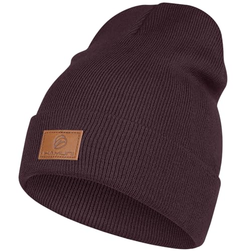 HAMUNI Beanie Mütze für Herren Damen, Klassische Wintermützen Bequem...
