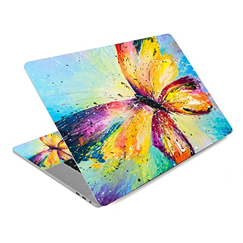 Autocollant ordinateur portable 12-15.6" universel et ajustable style papillon