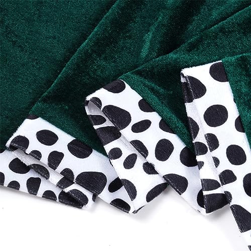 tiggell King Robe Costume Queen Robe Royal Cosplay Cape Medieval Prince Dress Up for Halloween Cosplay Stage Performance Carnival (Green, Adult Size)