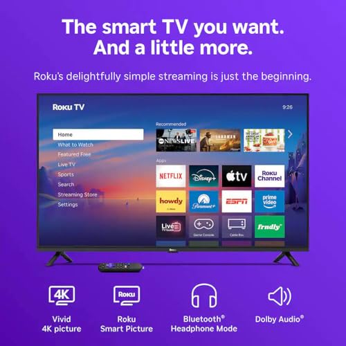 Image of Roku 43R4E5 43 inch Class Select Series 4K LED Smart TV 2026