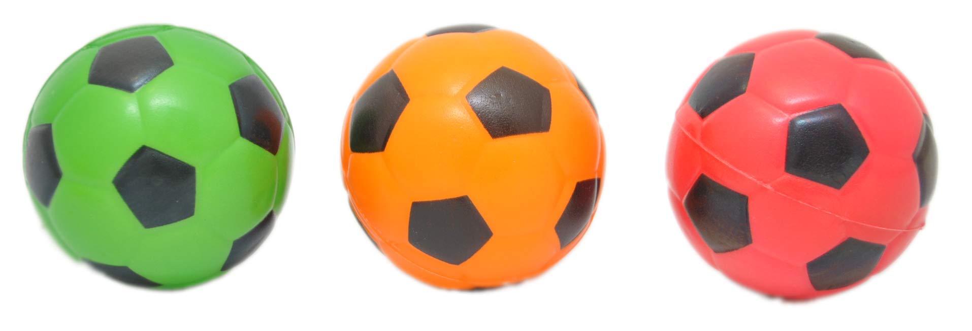 jameitop®⚽ Fußball 6 Stück/weich/Antistress/Softball Mix Farben Ø 6 cm Ball