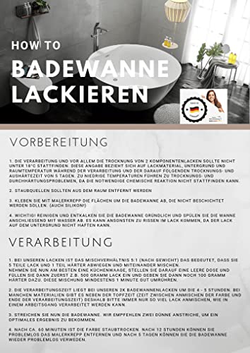 Badewannenlack Halvar 2K – Beschichtung für Sanitärbereiche