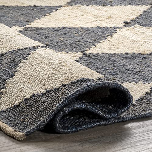 Rugs USA Livy Handmade Alfombra 182x91 cm Yute miniatura 6